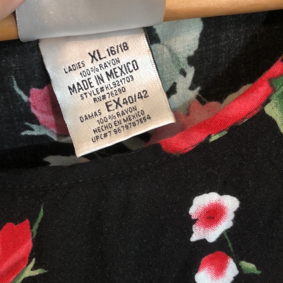 Kathie Lee Collection Floral Dress Size XL - Picture 8 of 11